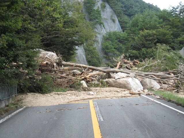御在所豪雨被害…スカイライン107